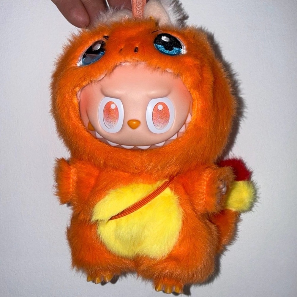 Labubu premium quality Pokémon “Charmander” outfit